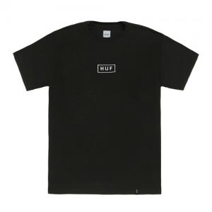 EMBROIDERED BAR LOGO TEE-BLK