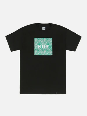 PALM LEAF BOX LOGO TEE-BLK