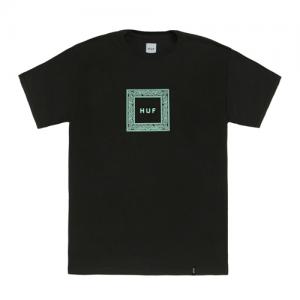 PAISLEY BOX LOGO TEE-BLK