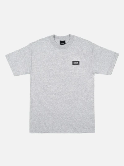 BAR LOGO BOX TEE-GREY/BLK