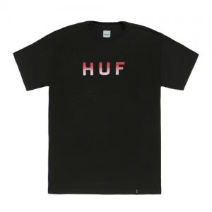 ORIGINAL LOGO HALF TONE GRA TEE-BLK