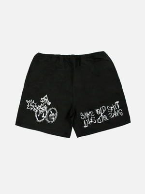 DOODLE SHORTS-BLACK