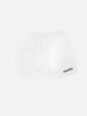 BASIC LOGO SHORTS-WHITE