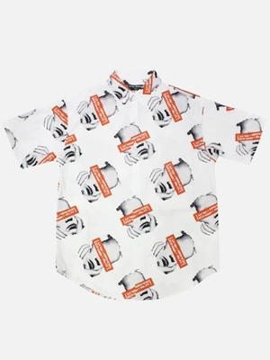 BE DIFFERENT HAWAIIAN SHIRTS-WHT