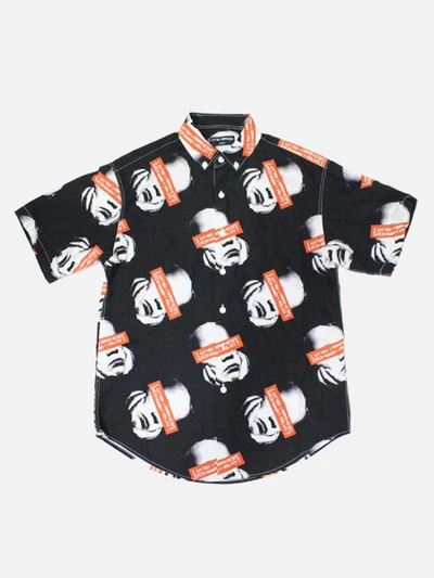 BE DIFFERENT HAWAIIAN SHIRTS-BLK