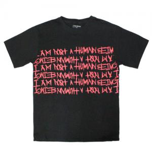BIG LOGO T-SHIRTS-BLK/RED