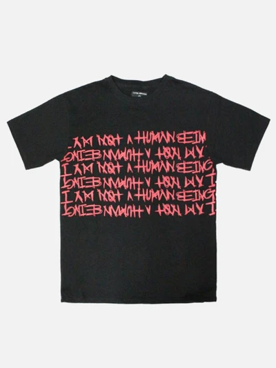 BIG LOGO T-SHIRTS-BLK/RED