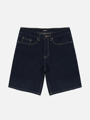 REGULAR FIT DENIM SHORTS-INDIGO