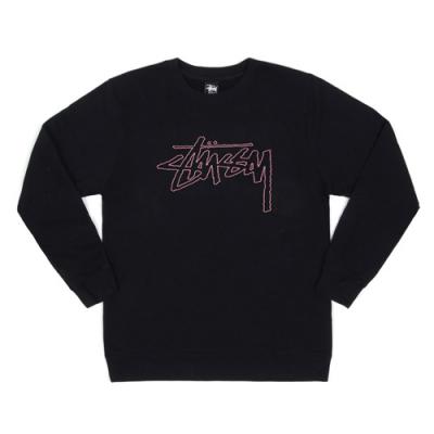 STOCK OUTLINE CREW-BLK