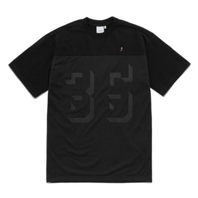 LAYERED MESH T-SHIRTS FS [BLACK]