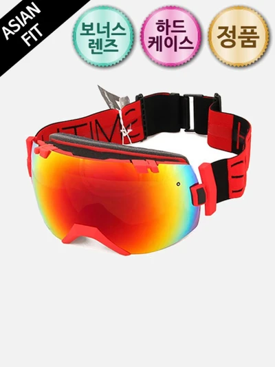 정품 I-OX FIRE BLOCK**(RED-SOLX LENS)+(BONUS LENS)