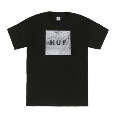 CONCRETE BOX LOGO TEE-BLK
