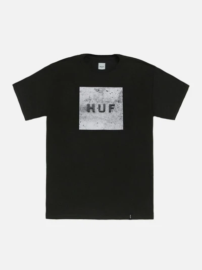CONCRETE BOX LOGO TEE-BLK