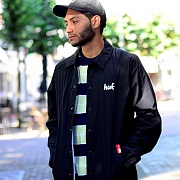 HUF X CHOC CHUNK COACHES JACKET-BLK