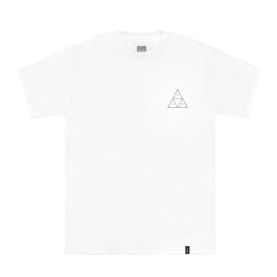 TRIPLE TRIANGLE TEE-WHT(gry)