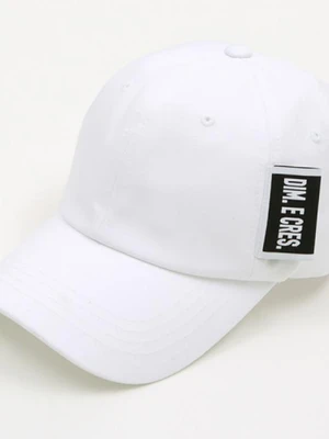 DIM LABEL BASEBALL CAP_WHITE