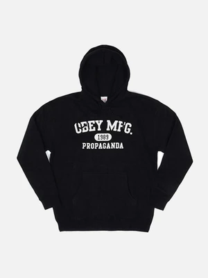 OBEY ACADEMY PULLOVER HOOD-BLK
