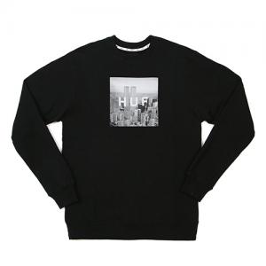 NEW YORK BOX LOGO CREW-BLK