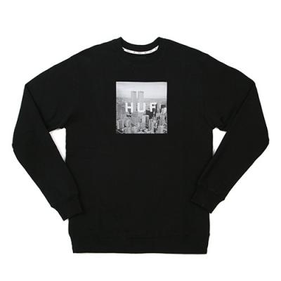 NEW YORK BOX LOGO CREW-BLK