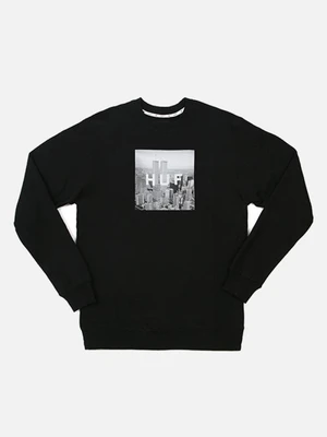 NEW YORK BOX LOGO CREW-BLK