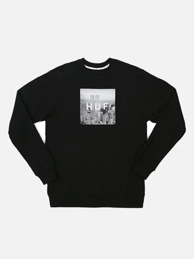 NEW YORK BOX LOGO CREW-BLK
