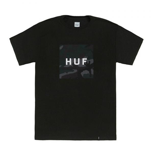 MUTED MILTARY BOX LOGO TEE-BLK