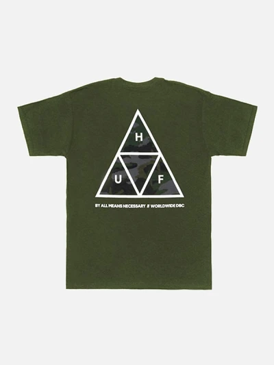 MUTED MILTARY TRIPLE TRIAGNLE TEE-MILTARY