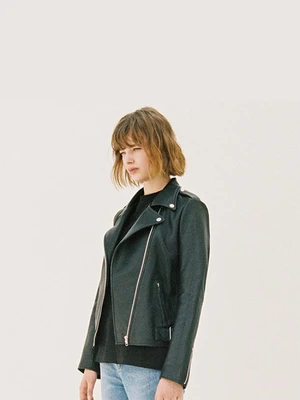 WOMENS RIDERS JACKET [BLACK](GAWL00)