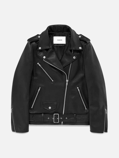 WOMENS LAMB SKIN RIDERS JACKET [BLACK](GSWL01)