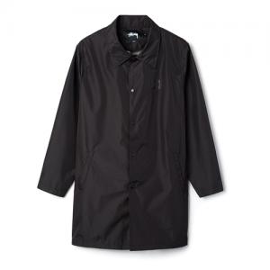 C16 LONG COACH JACKET-BLK