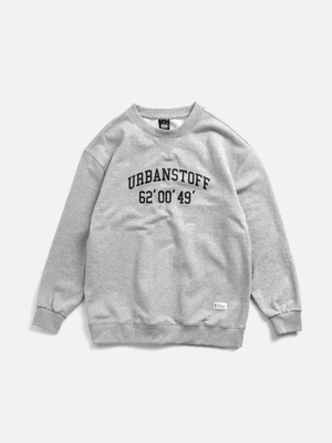 [URBAN STUFF] USF SLOGAN SWEATSHIRTS 4C (GREY)