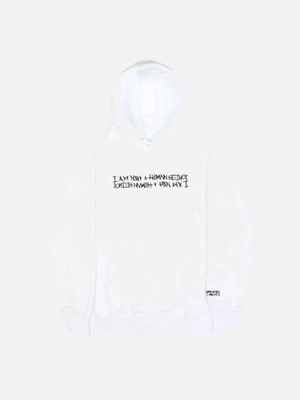 BASIC LOGO 2 HOODIE - WHITE