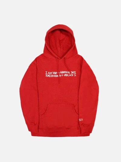 BASIC LOGO 2 HOODIE - RED