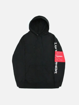ARMBAND HOODIE - BLACK