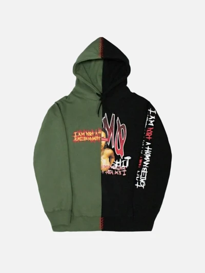 TRANSPARENT HOODIE - KHAKI/BLACK