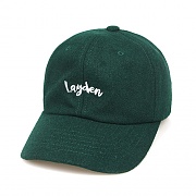 WOOL ARCH PATCH 6-PANEL-GREEN