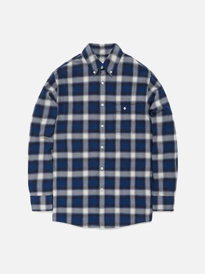 OMBRE CHECK SHIRTS FA [BLUE](FAVS03)