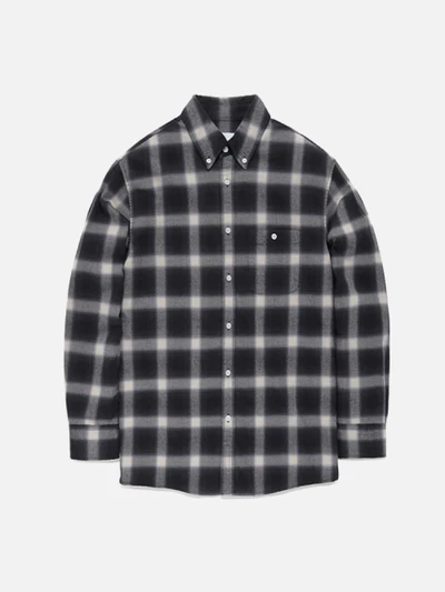 OMBRE CHECK SHIRTS FA [BLACK](FAVS03)
