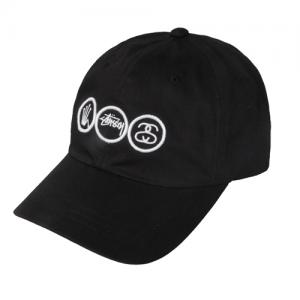 TRIPLE CIRCLE LOGO CAP-BLK