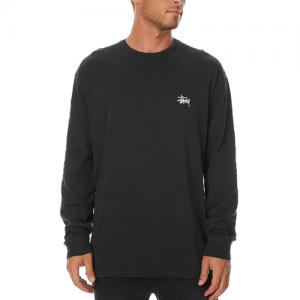BASIC STUSSY LS TEE-BLACK/WHT