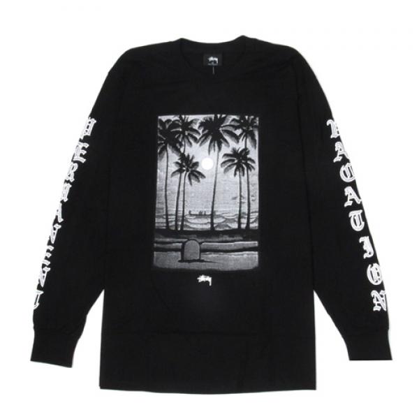 PERMANENT VACATION LS TEE-BLACK