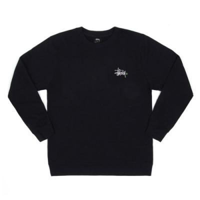 BASIC LOGO APP. CREW-BLK(greenⓒ)
