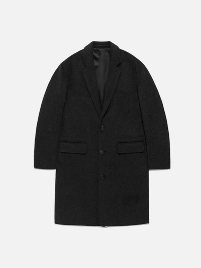 OVERSIZE CHESTERFIELD COAT FA [DARK GREY](FAVJ01)