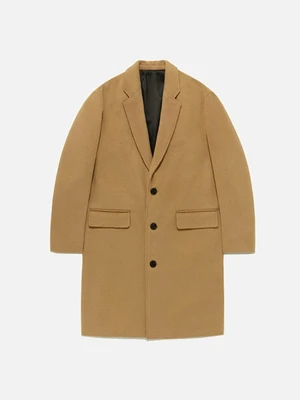 OVERSIZE CHESTERFIELD COAT FA [BEIGE](FAVJ01)