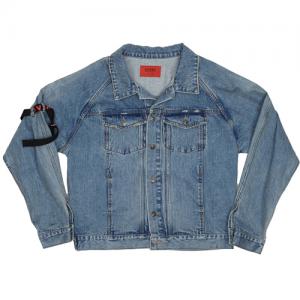 OVR16E2002-ESSAY.2 BELT WASHING DENIM JACKET