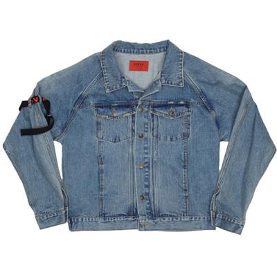 OVR16E2002-ESSAY.2 BELT WASHING DENIM JACKET