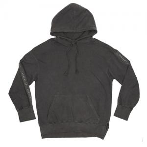 OVR16T3007-TOME.3 TAPE PIGMENT GRAY HOODIE