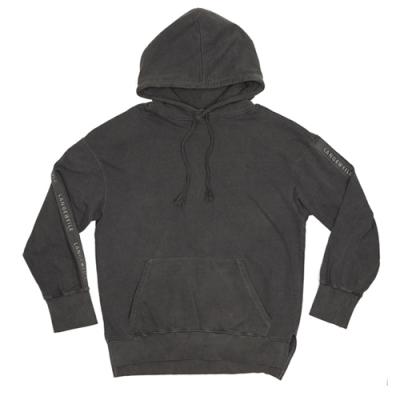 OVR16T3007-TOME.3 TAPE PIGMENT GRAY HOODIE