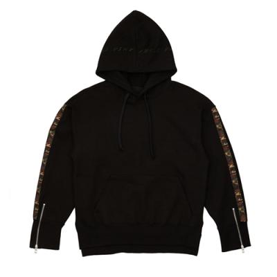 OVR16E2003-ESSAY.2 CAMO TAPING BLACK HOODIE