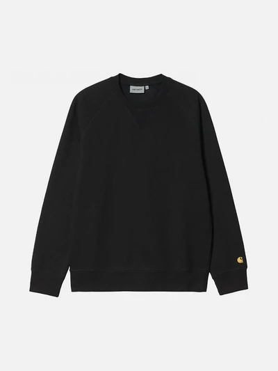 (I015896) CHASE SWEATSHIRT-BLK/GOLD